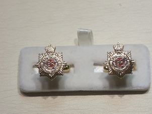 Royal Army Service Corps E11R enamelled cufflinks - Click Image to Close